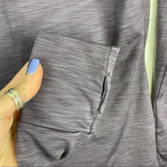 Prana purple long sleeve emblem top - Picture 5 of 8